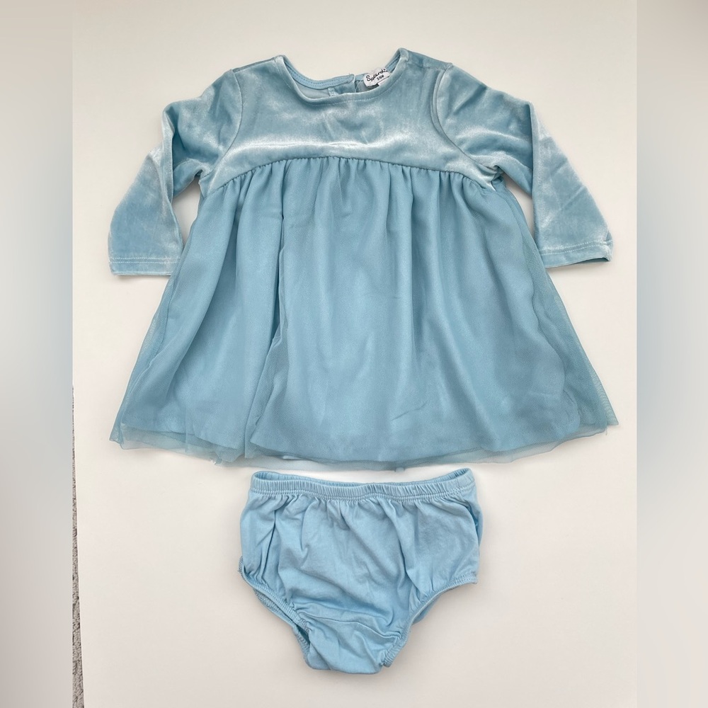 Splendid blue dress - 3-6 months - NEW!